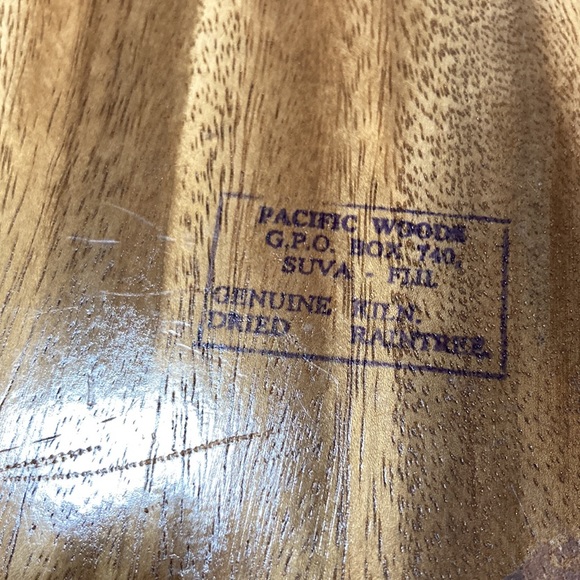 Pacific Woods Raintree Leaf Shaped Divided Tray Dish Bowl Large 14" x 12" - Picture 8 of 10